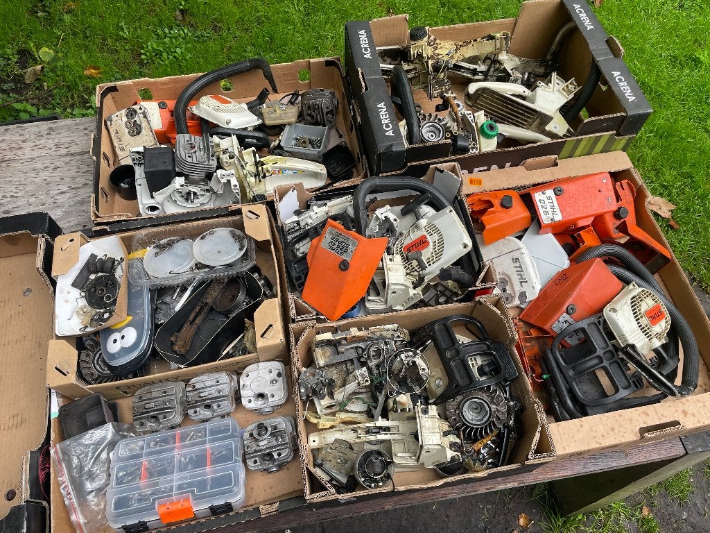 Stihl 026 en een 024 onderdelen partij, Stihl, Gebruikt, 70 mm of meer, Kettingzaag