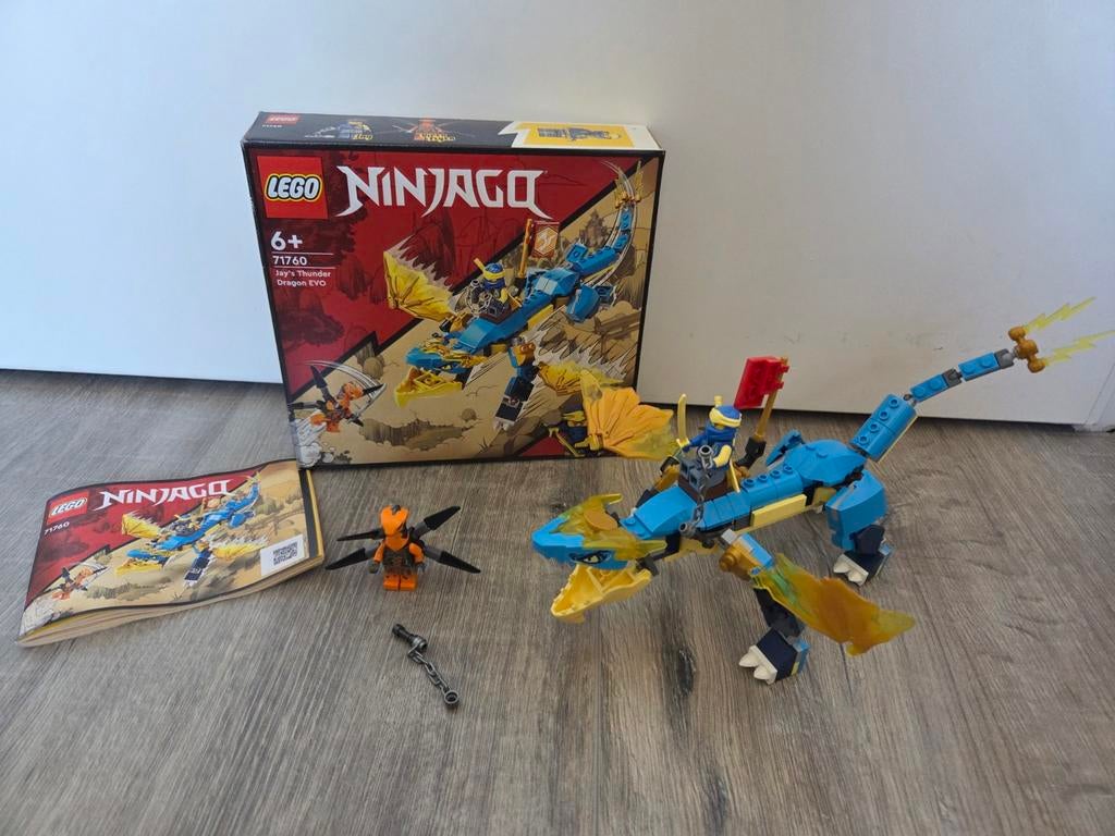 LEGO Ninjago Jay's Bliksemdraak EVO 71760, Ophalen, Zo goed als nieuw, Overige merken