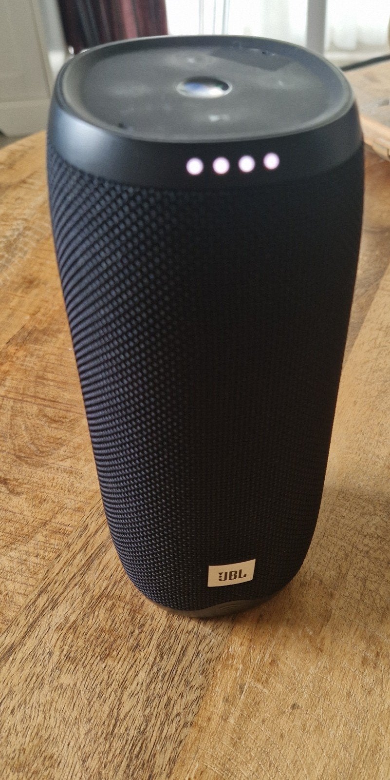 JBL Link 20 - Draagbare slimme speaker met Google Assis, Audio, Tv en Foto, Luidsprekers, JBL, Ophalen of Verzenden, Zo goed als nieuw
