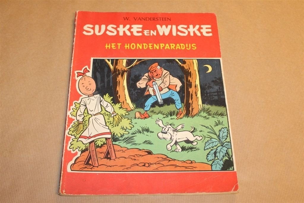Suske en Wiske - Het Hondenparadijs - Ongekleurd 1967, Boeken, Stripboeken, Eén stripboek, Ophalen of Verzenden, Zo goed als nieuw