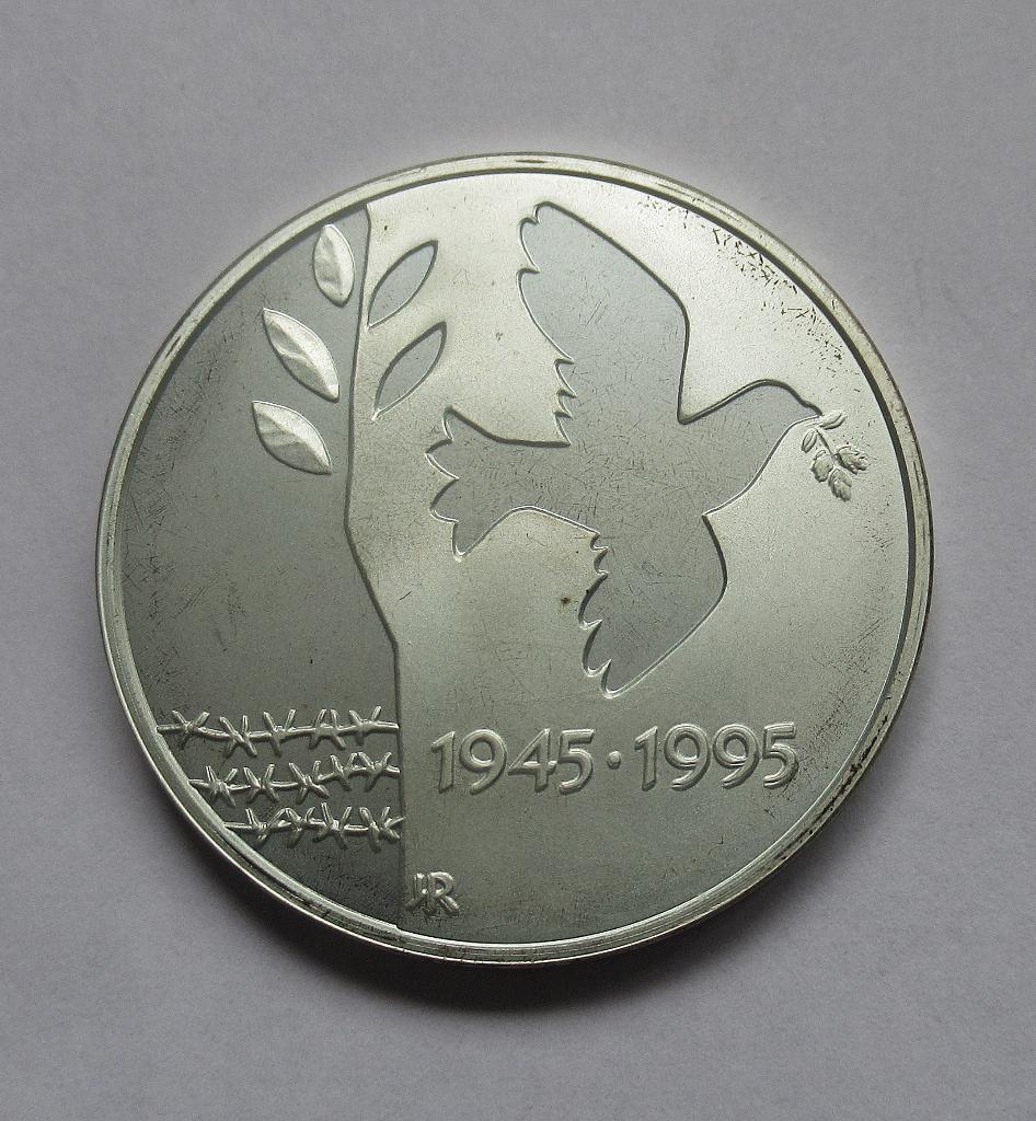 Norway, 50 kroner, 1995, Verzenden, Overige landen, Zilver