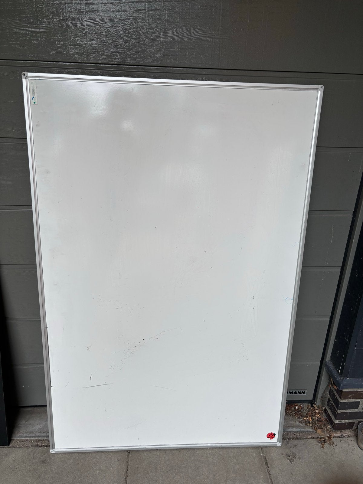 Whiteboard groot 85 x 155 cm, Ophalen, Gebruikt