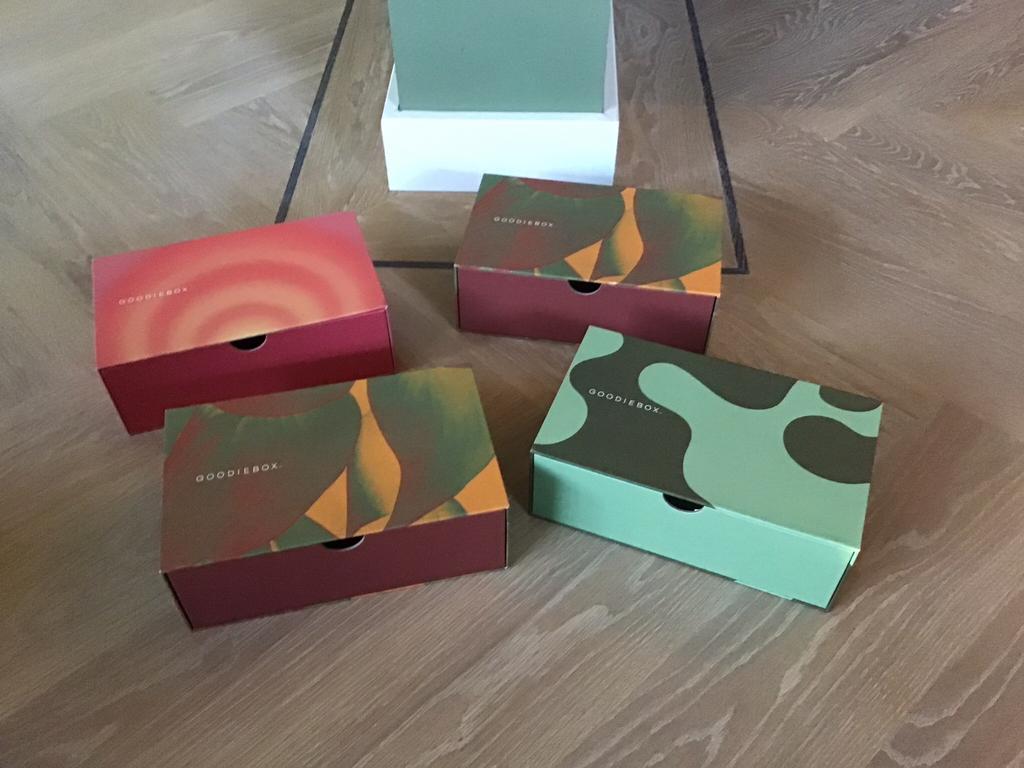 Goodiebox 4 lege Doosjes Roze en Groen, Ophalen of Verzenden, Nieuw