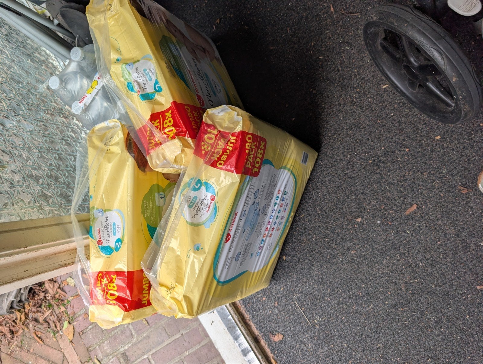 3 pakken Kruidvat New Born Luiers Maat 2 - Jumbo Pack, Ophalen, Nieuw