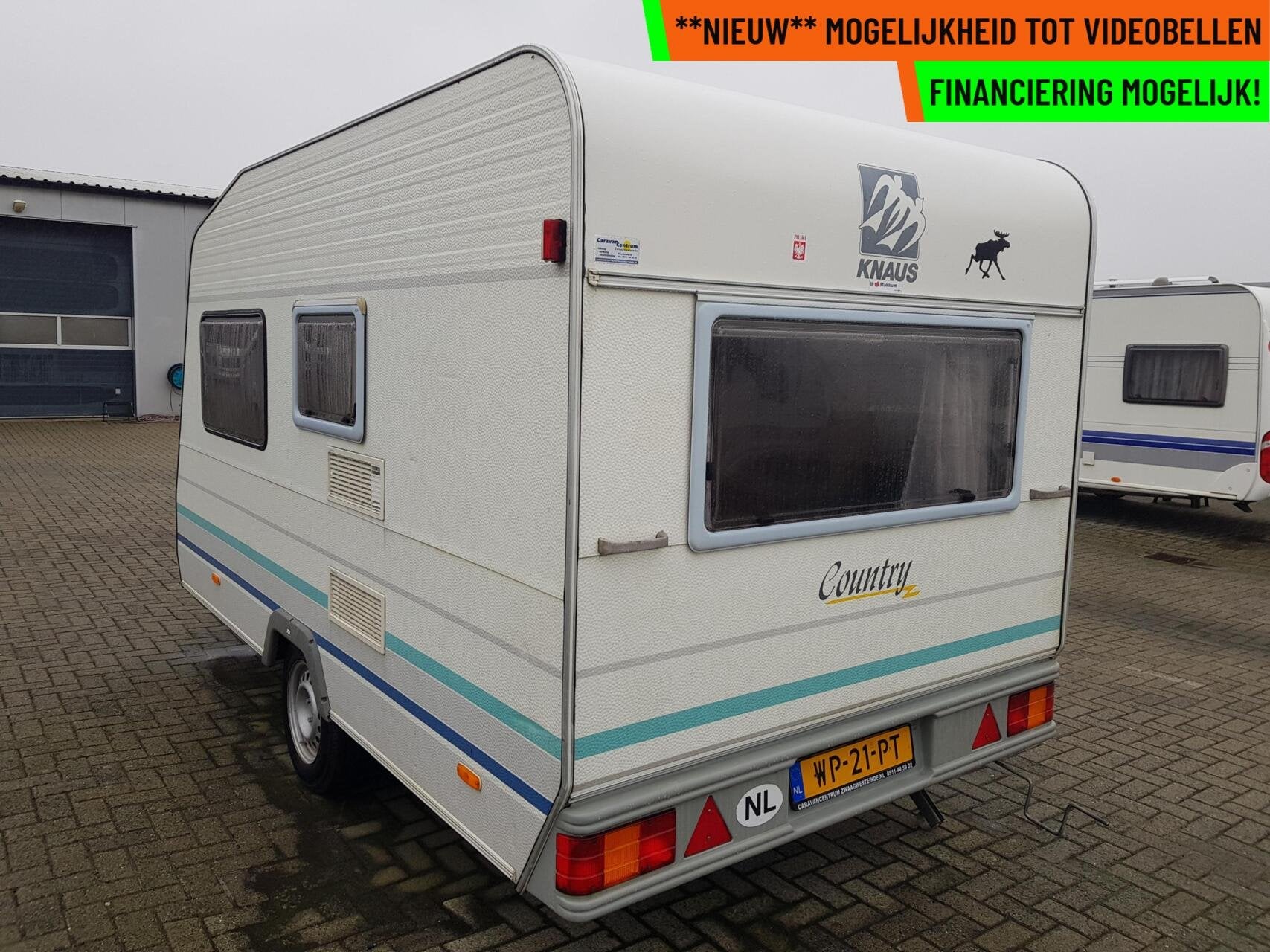 Knaus COUNTRY 350 VOORTENT + TREINZIT + LICHTGEWICHT, Caravans en Kamperen, Bedrijf, Tot en met 3, Knaus, 5 tot 6 meter