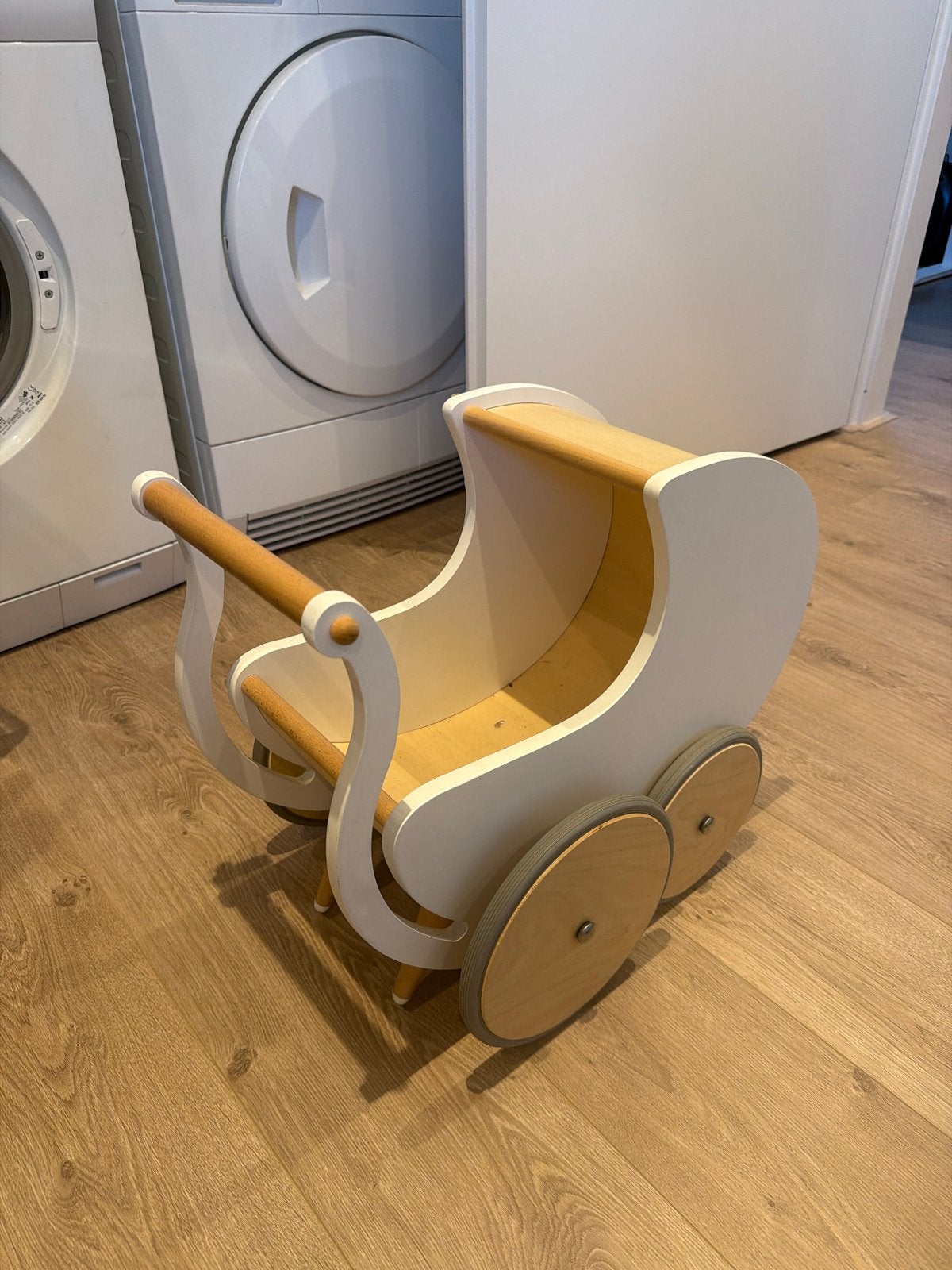 Loop kinderwagen van hout - Kinderfeets, Ophalen of Verzenden, Gebruikt, Kinderwagen, Overige merken