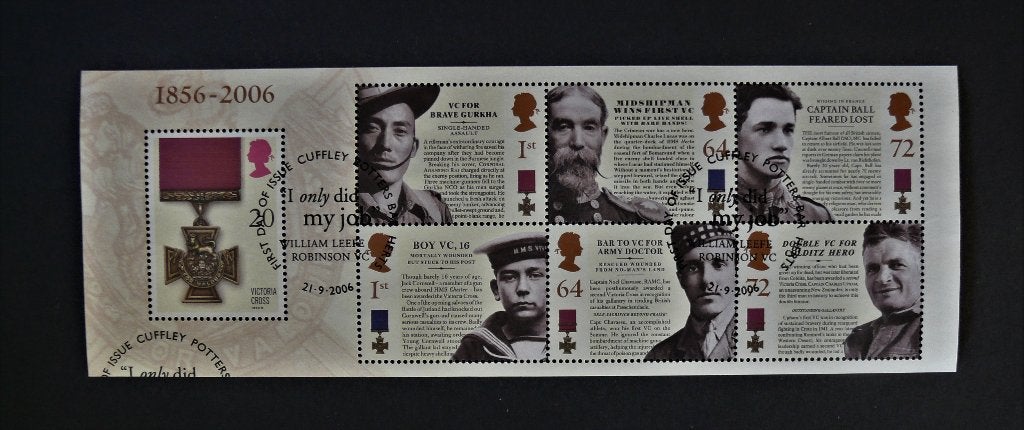 UK / Engeland 2006 Victoria Cross Blok, Verzenden, Gestempeld