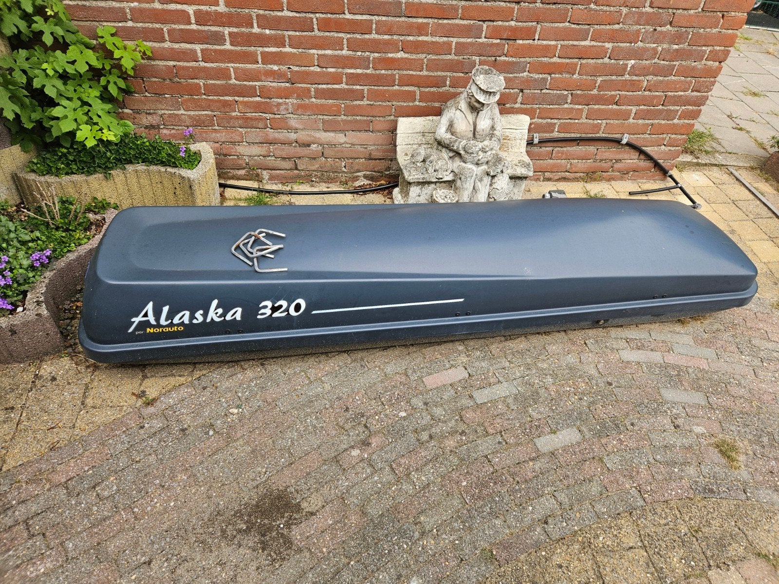 Dakkoffer Ski koffer Alaska 320 - Inclusief sleutel en in go, Auto diversen, Ophalen, Gebruikt