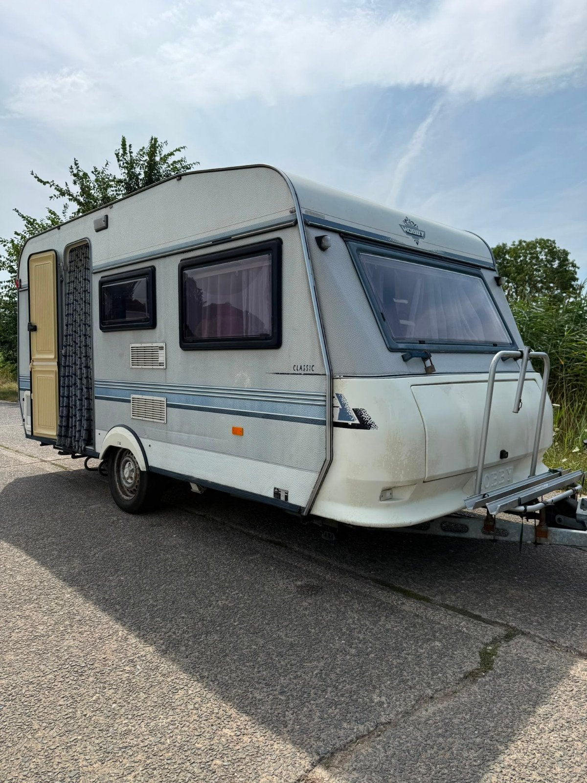 Hobby Classic 420 BJ 1993  met Nieuwe Banden  Goede Voortent, Lengtebed, Schokbreker, Hobby, Treinzit