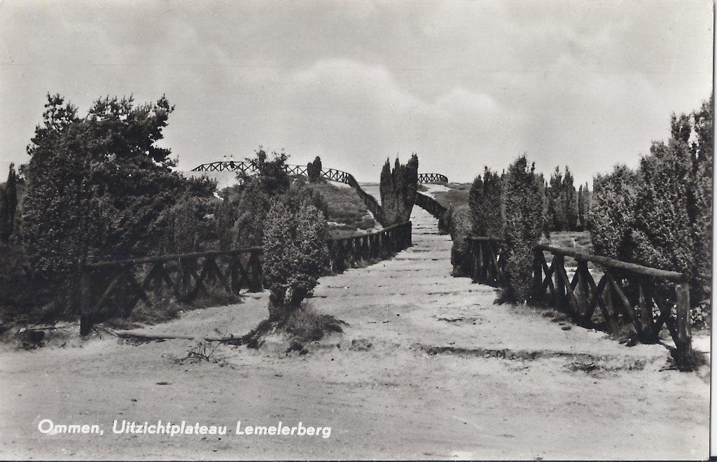 Ommen Uitzichtsplateau Ansichtkaart uit 1968 ( 8831 ), Ophalen of Verzenden, 1960 tot 1980, Gelopen, Overijssel
