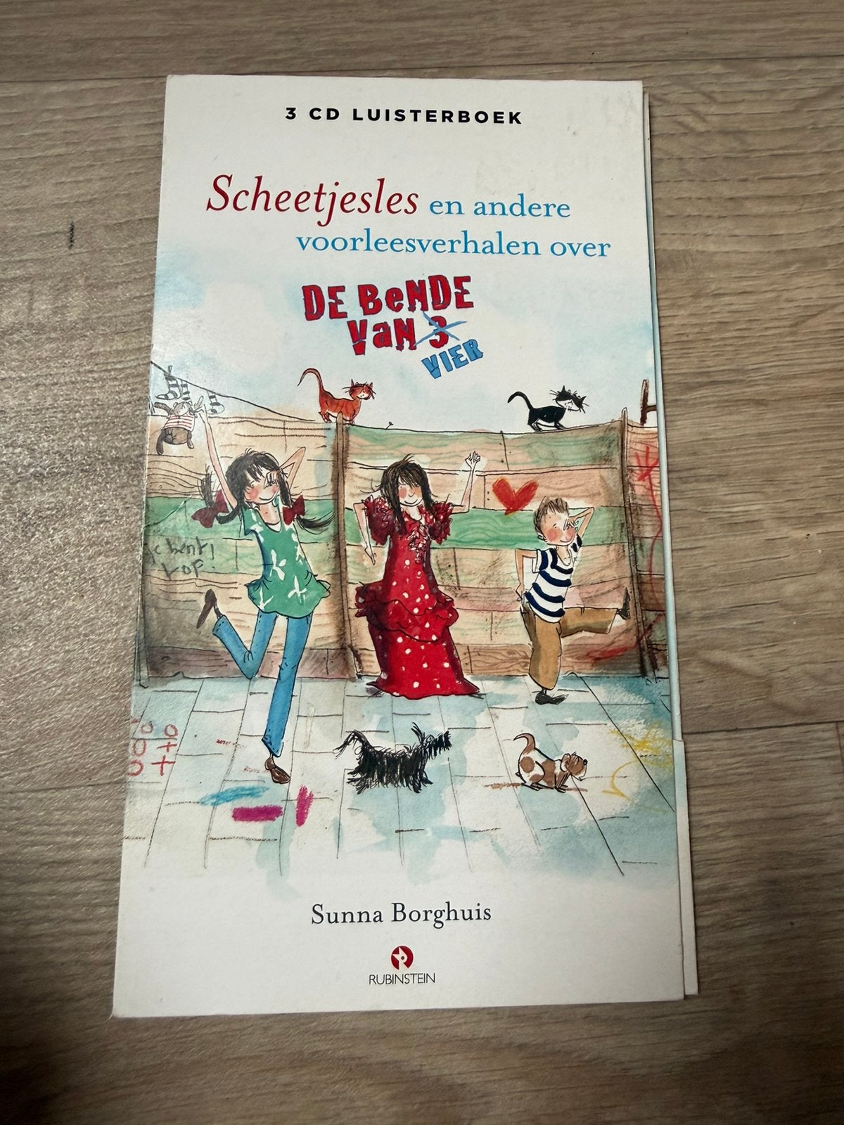Luisterboek (3 cd’s)  Scheetjesles - Sunna Borghuis, Ophalen of Verzenden, Cd, Kind
