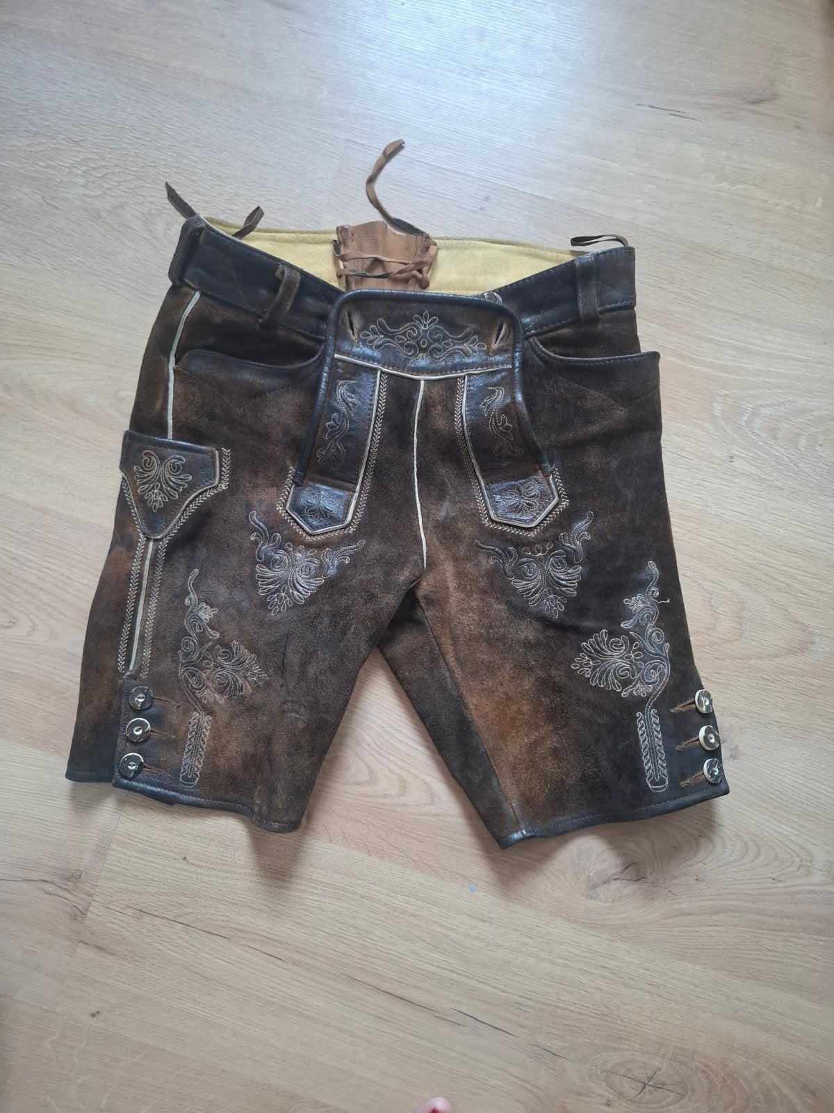 echte lederhose maat 44, Kleding | Heren, Ophalen of Verzenden, Kleding, Maat 46 (S) of kleiner, Overige thema's