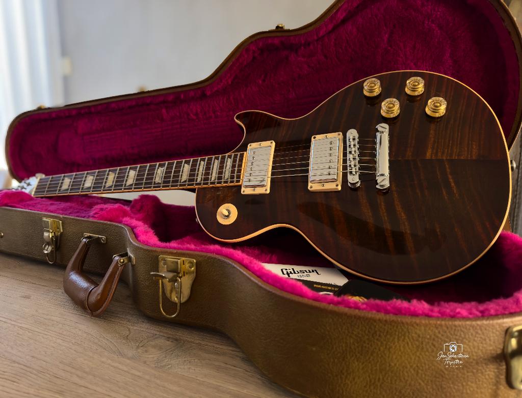 ✅ Gibson Les Paul Standard Plus - Root Beer Burst, Ophalen of Verzenden, Zo goed als nieuw, Solid body, Gibson