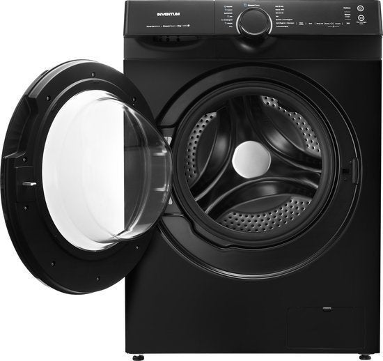 Inventum wasmachine VWM8010B - Zwart, 1200 tot 1600 toeren, Inventum Huishoudelijke Apparaten B.V., 8 tot 10 kg, Ophalen of Verzenden