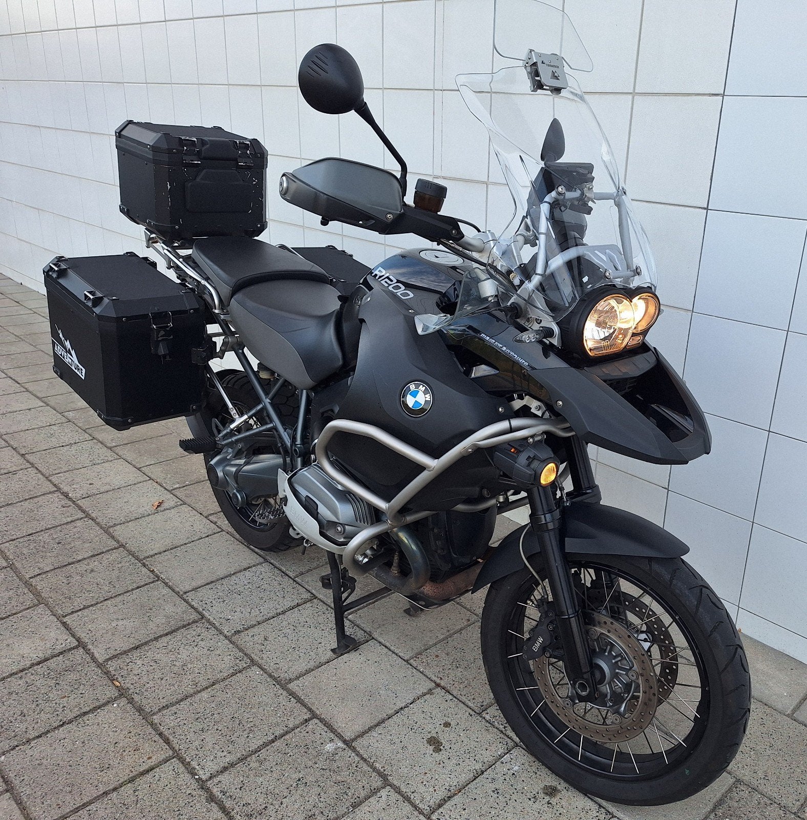 BMW R 1200 GS Adventure - BLACK BEAUTY - 2012, 2 cilinders, Motorrijbewijs A, Cardan-aandrijving, 1170 cc