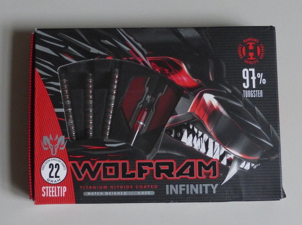 Harrows Wolfram Infinity 22 gram 97% Tungsten (2301), Ophalen of Verzenden, Gebruikt, Pijlen