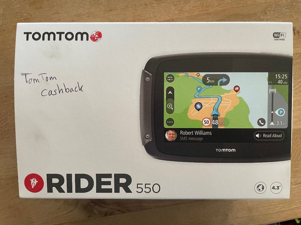 TomTom Rider 550, Ophalen of Verzenden, Gebruikt