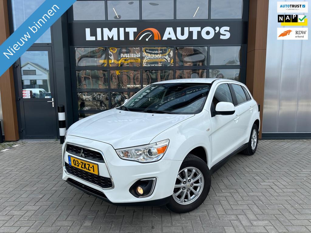 Mitsubishi ASX 1.6 Cleartec Invite 1e.Eig/Airco/Cruise/El.ra, Auto's, Mitsubishi, Voorwielaandrijving, Euro 5, Stof, Gebruikt