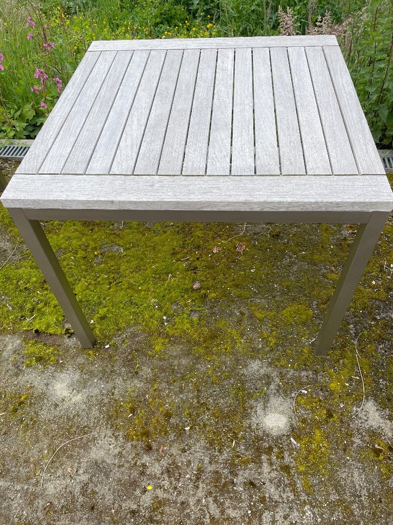Tuintafel Tribu 90x90x73, Ophalen, Gebruikt, Vierkant, Teakhout