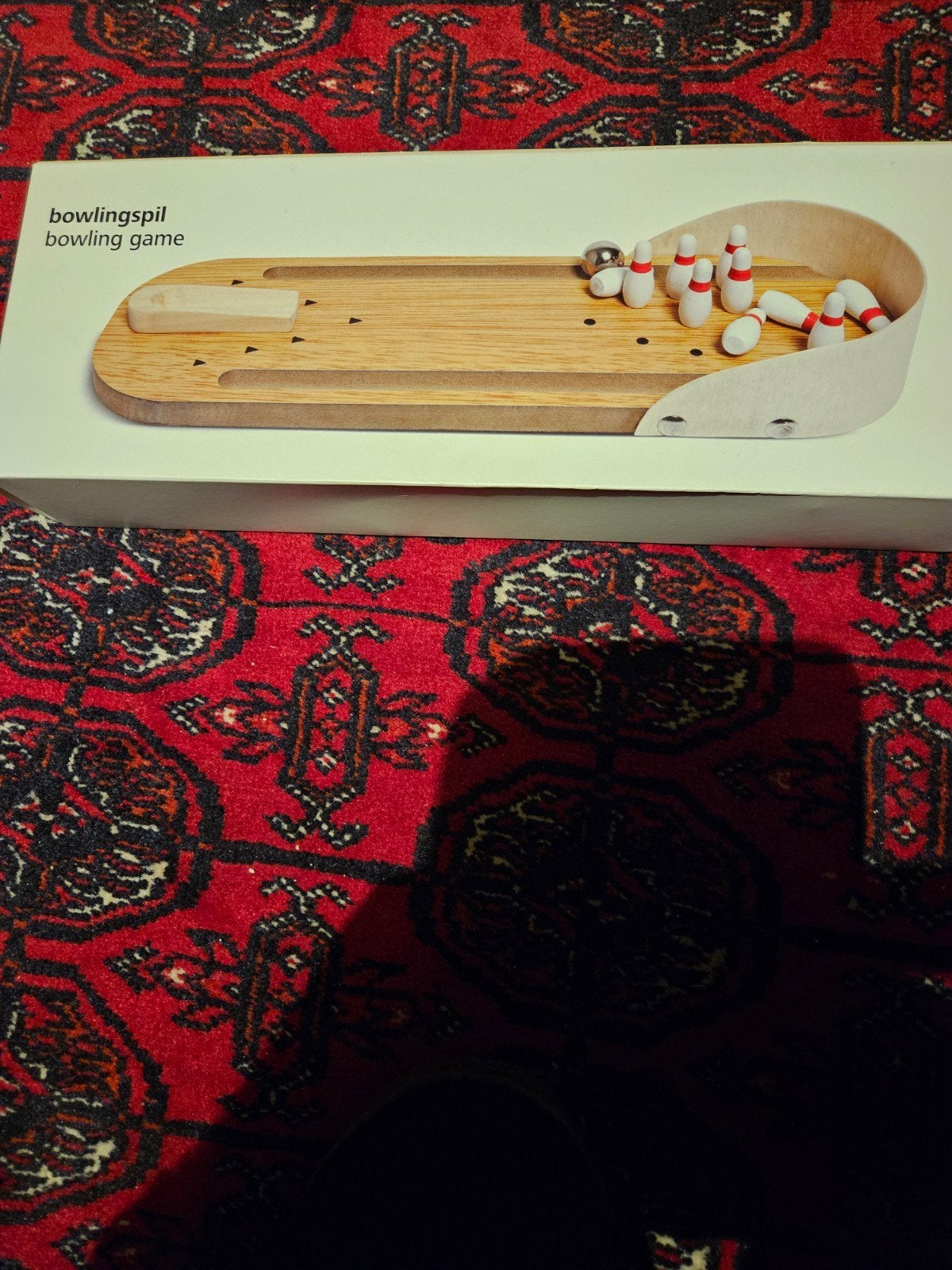 Mini Tafel Bowling Spel - Houten Bowlingbaan, Ophalen