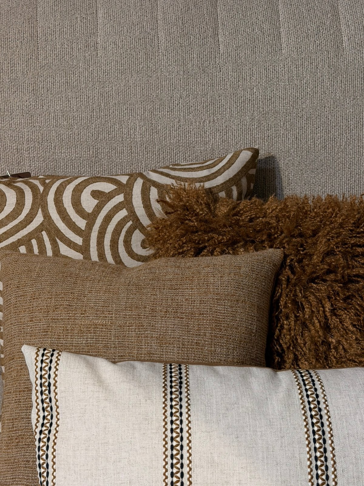 Nieuwe Claudi kussens, Beige, Met print, Nieuw, Ophalen of Verzenden