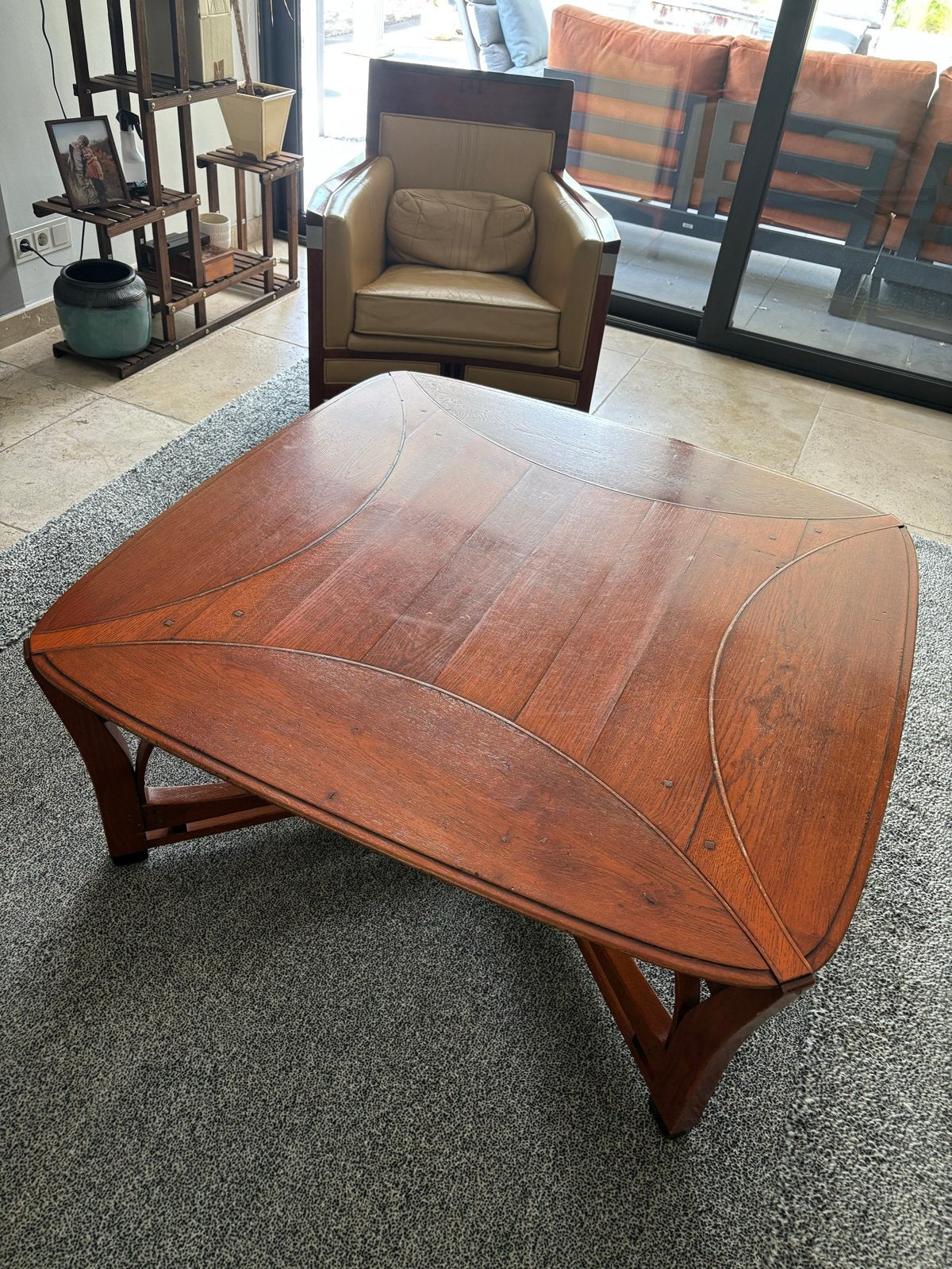 Unieke Salontafel van Binnenhuisarchitectuur Van Lijf, Gebruikt, 100 tot 150 cm, Ophalen of Verzenden, 5 – 50