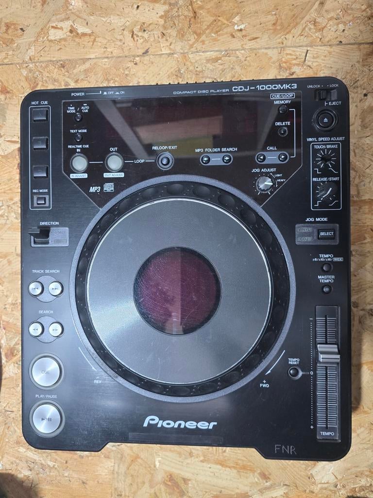 2x Pioneer CDJ-1000MK3 DJ CD-speler, Ophalen, Gebruikt, Draaitafel, Pioneer