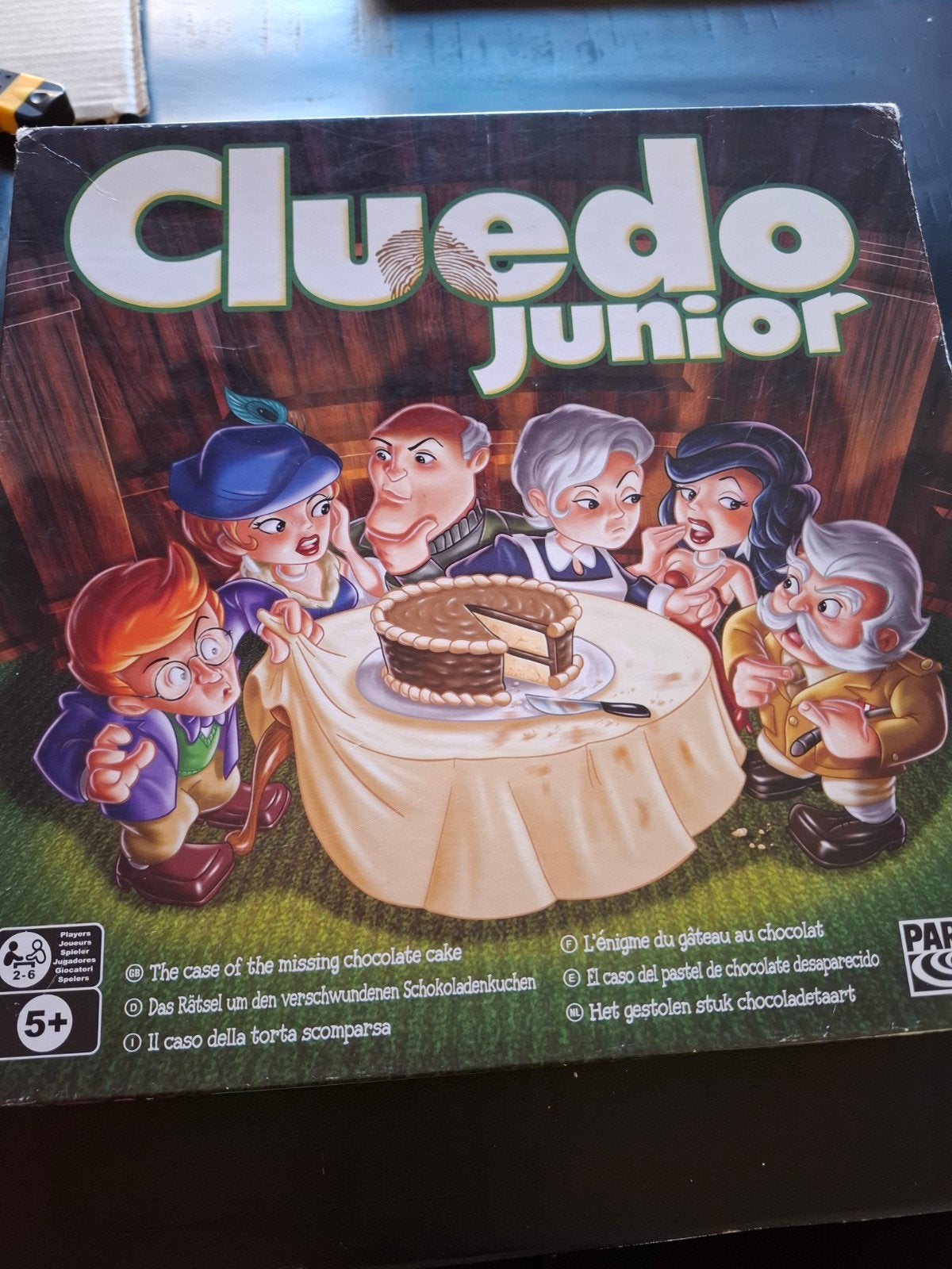cluedo junior, Vijf spelers of meer, Ophalen of Verzenden, Gebruikt, Parker