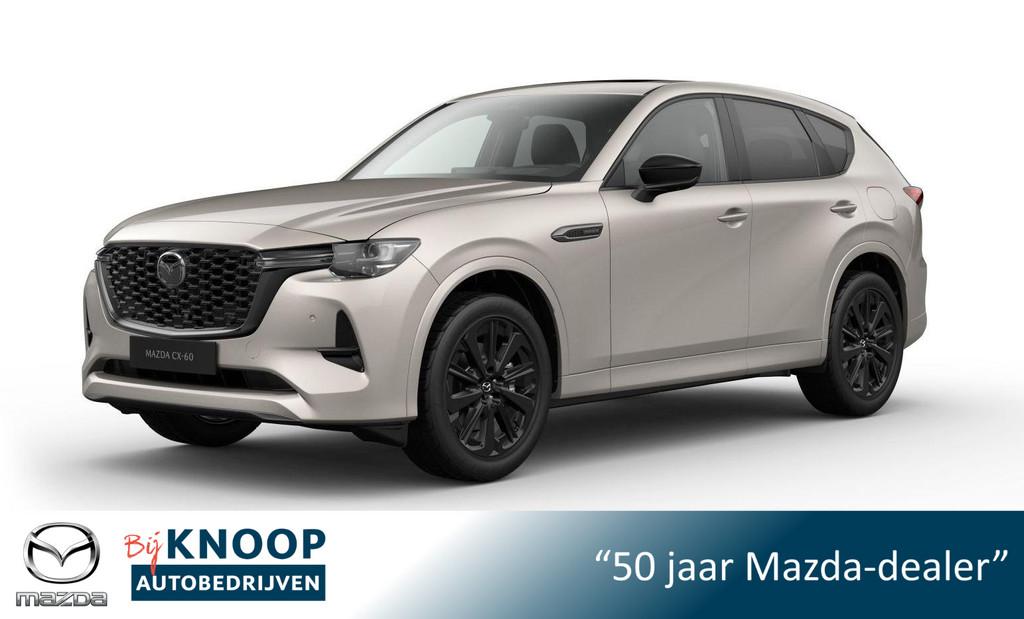 Mazda CX-60 2.5 e-SkyActiv PHEV Homura Plus | Modeljaar 2026, Auto's, Mazda, Bedrijf, Te koop, CX-60, 360° camera, 4x4, ABS, Achteruitrijcamera