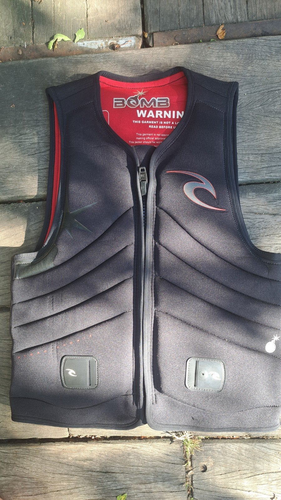 impactvest zwemvest ripcurl neopreen maat L, Ophalen of Verzenden, Zo goed als nieuw, Wingsurf-wing
