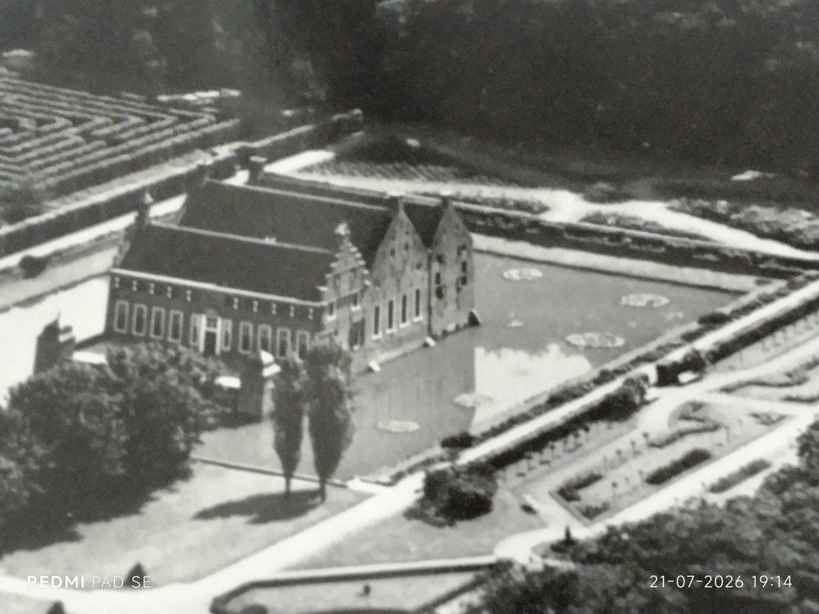 Oude ansichtkaart Menkemaborg Uithuizen - Ongelopen, Ophalen of Verzenden