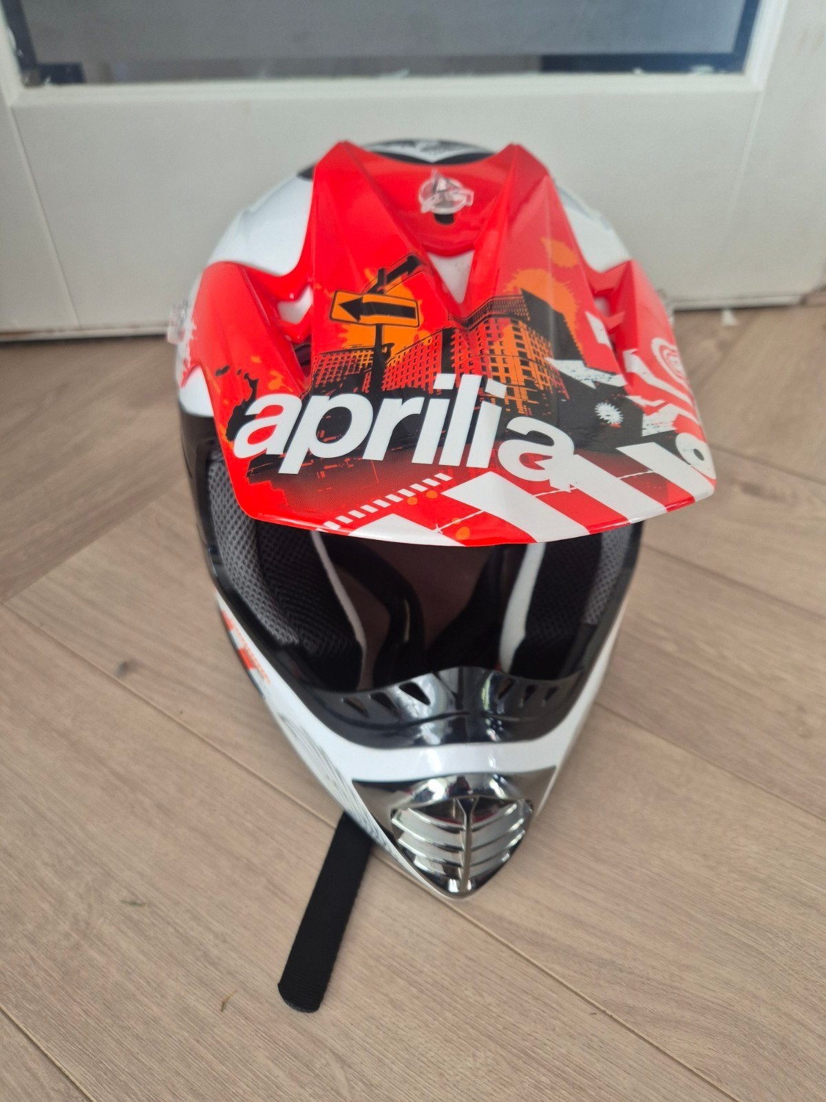 Nieuwe APRILIA  crosshelm maat S. 56 cm, Ophalen of Verzenden, Nieuw, Small