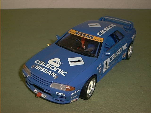 1/18 Nissan Skyline GTR R32 - Kyosho Calsonic Racing, Ophalen of Verzenden, Zo goed als nieuw, Auto, Kyosho