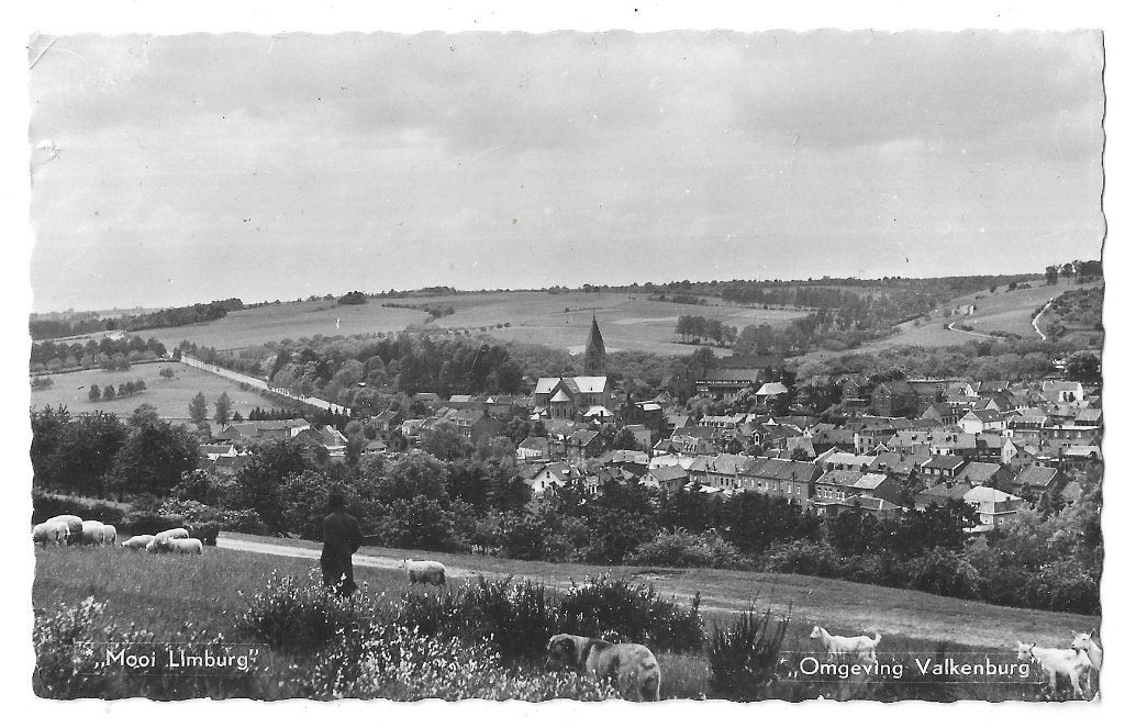 AK Valkenburg - Panorama omgeving Valkenburg, Verzenden, 1960 tot 1980, Ongelopen, Limburg