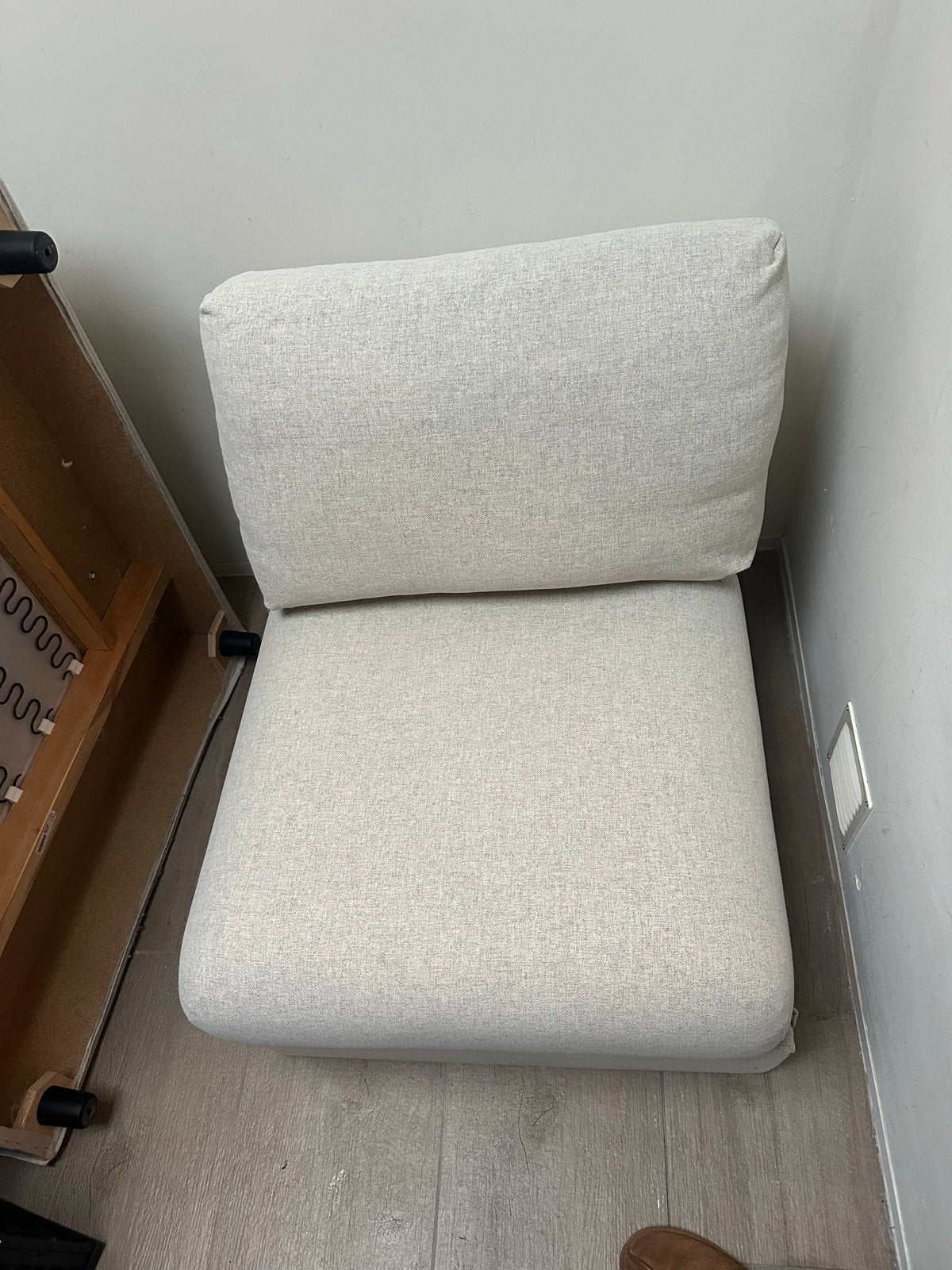 IKEA VIMLE 1-zits element, Gunnared beige, Huis en Inrichting, Ophalen, Gebruikt, Eenpersoons, 75 tot 100 cm