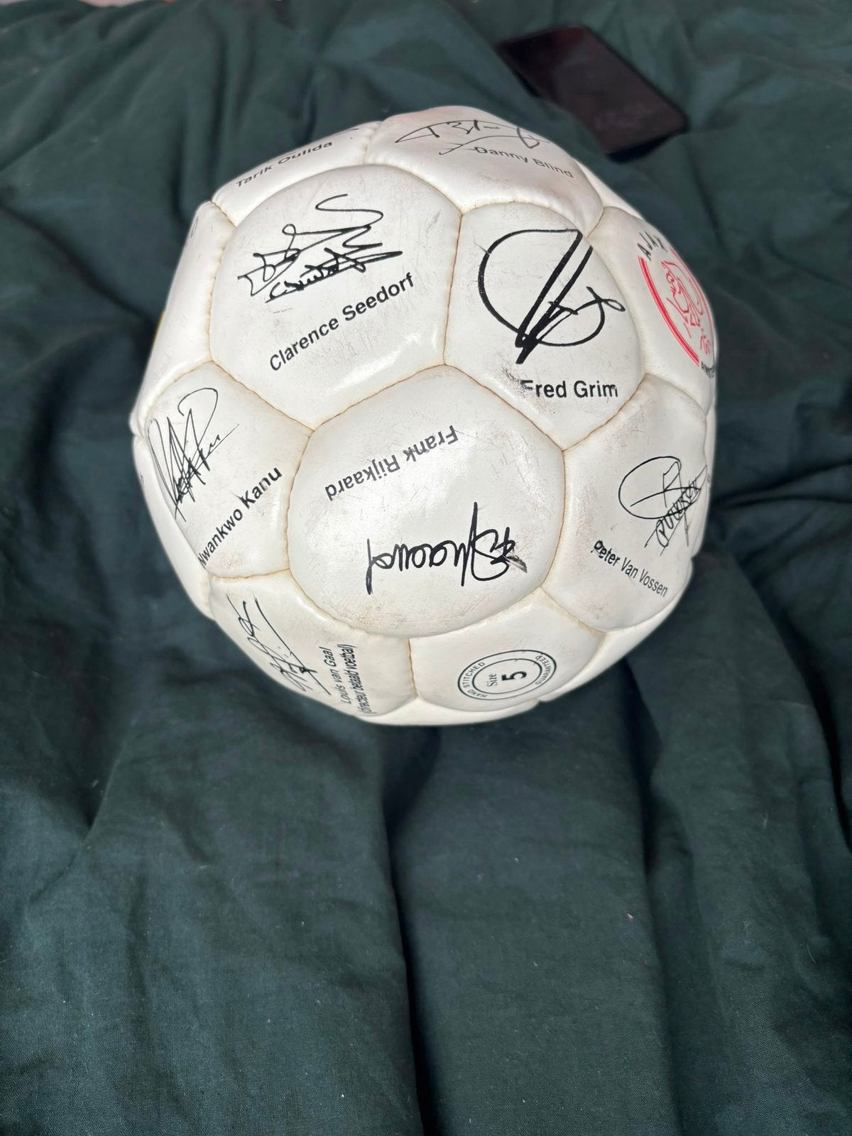 Ajax bal championsleague 1995, Maat XL, Ophalen of Verzenden, Zo goed als nieuw, Bal