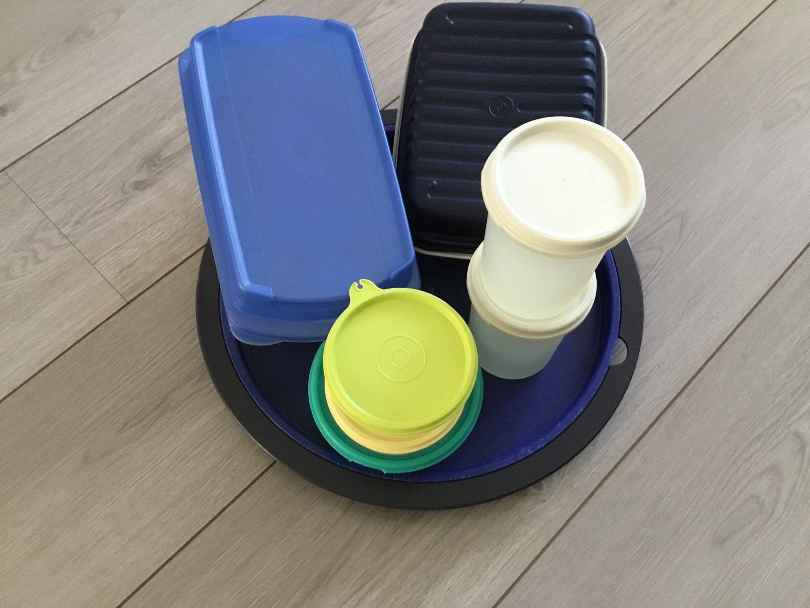 Tuperware bakjes, Gebruikt, Overige kleuren, Overige typen, Met deksel