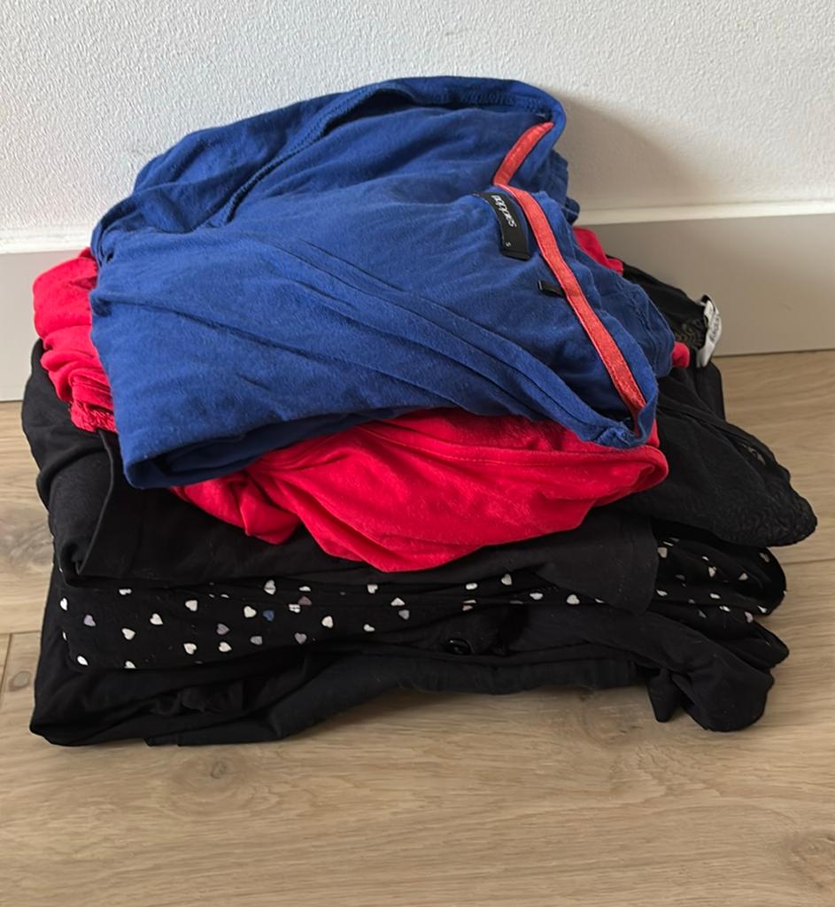 Pakketje 8x positie / zwanger / borstvoeding kleding XS/S, Kleding | Dames, Positiekleding, Blauw, Jurk, Ophalen of Verzenden