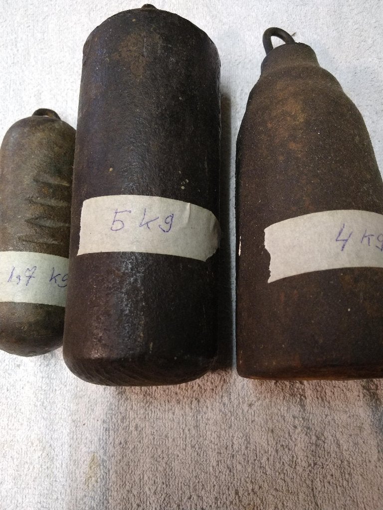 3 X Klok Gewichten, Antiek en Kunst, Ophalen