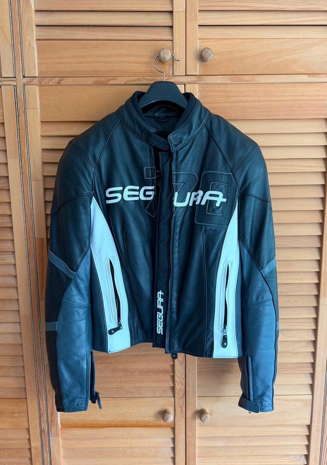Segura Leren Motorjas - maat 38/M, Motoren, Kleding | Motorkleding, Ophalen, Tweedehands, Heren, Jas | leer