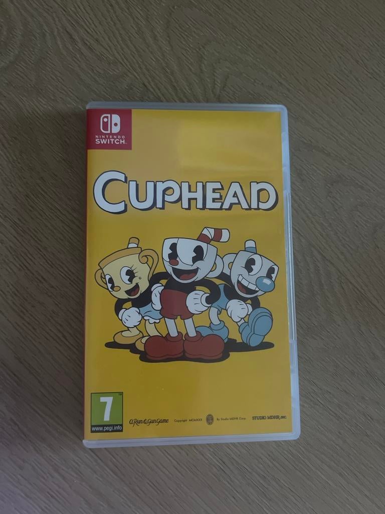 Cuphead Nintendo Switch met plaatjes en certificaat, 1 speler, Eén computer, Ophalen of Verzenden, Zo goed als nieuw