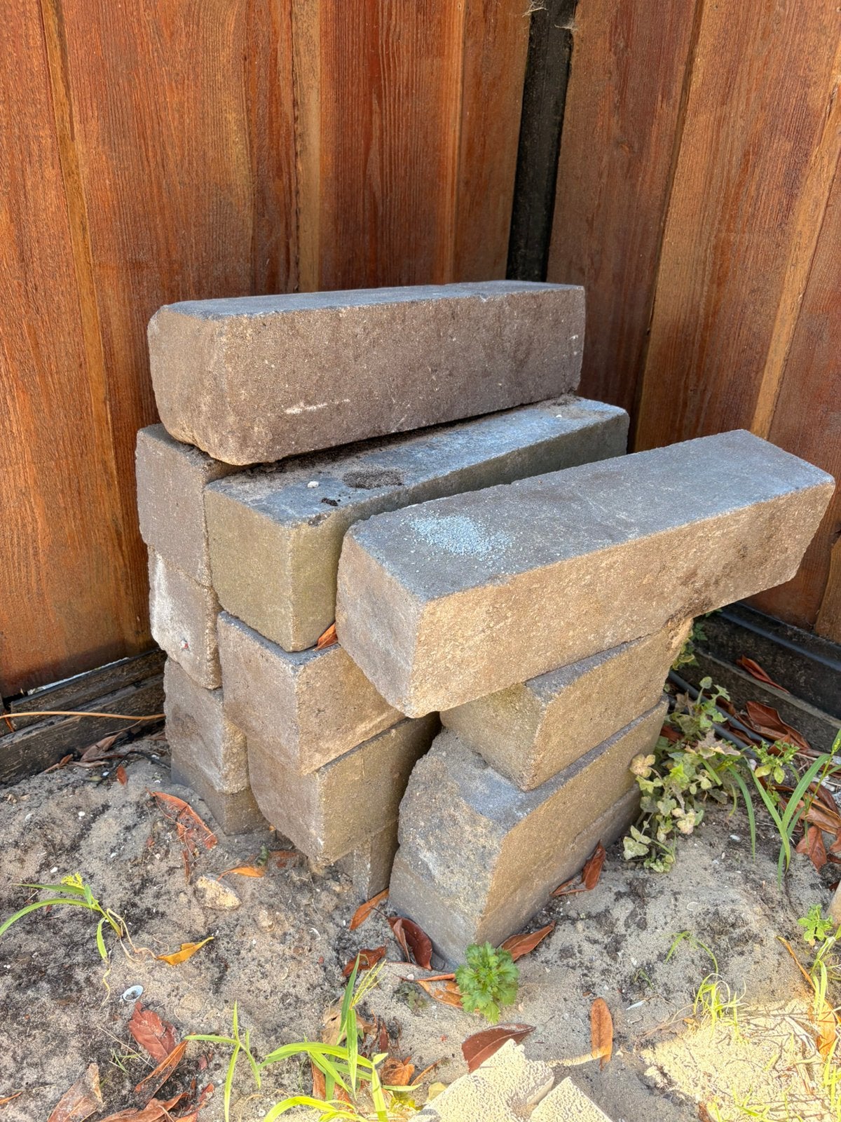 Stapelblokken beton - tuin, Ophalen, Gebruikt, Minder dan 100 cm, Minder dan 25 cm