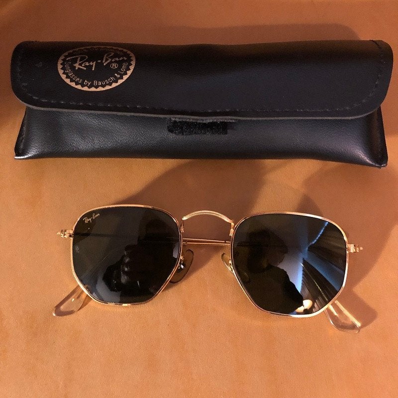 Vintage Bausch & Lomb Ray-Ban W0980 hexagonal zonnebril H1, Sieraden, Tassen en Uiterlijk, Ray-Ban USA, Zonnebril, Overige kleuren