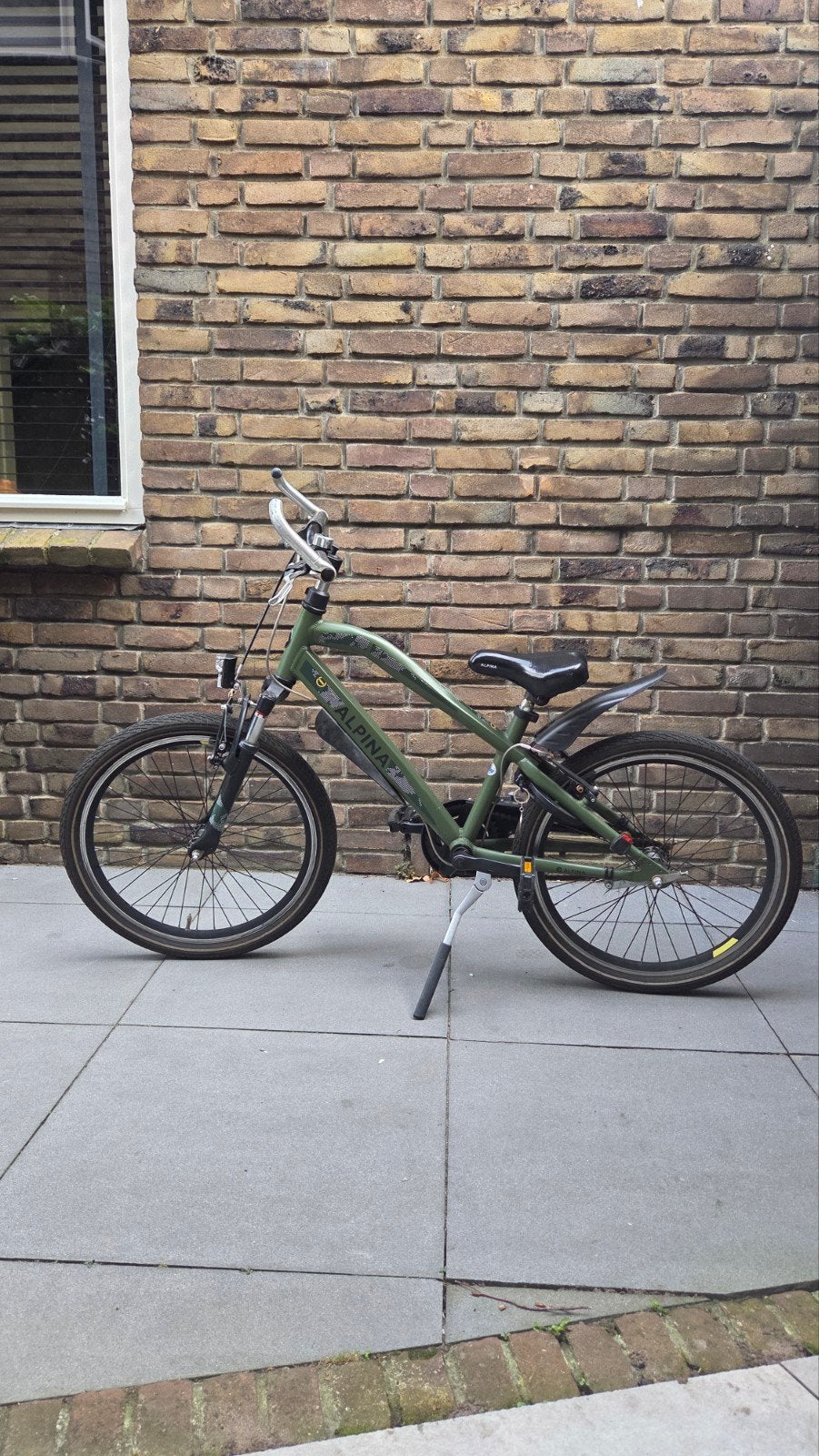 Alpina trial jongensfiets 22 inch, Ophalen, Terugtraprem, 22 inch, Gebruikt