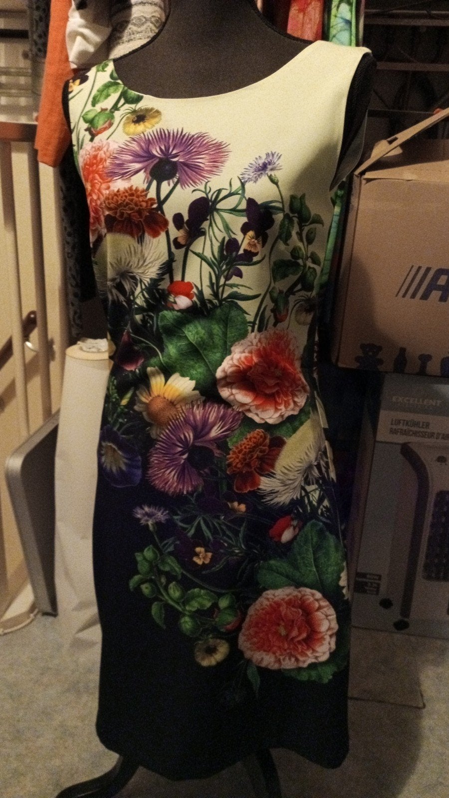 Smashed Lemon jurk met bloemenprint - Maat M, Maat 38/40 (M), Meerkleurig, Ophalen of Verzenden, Zo goed als nieuw