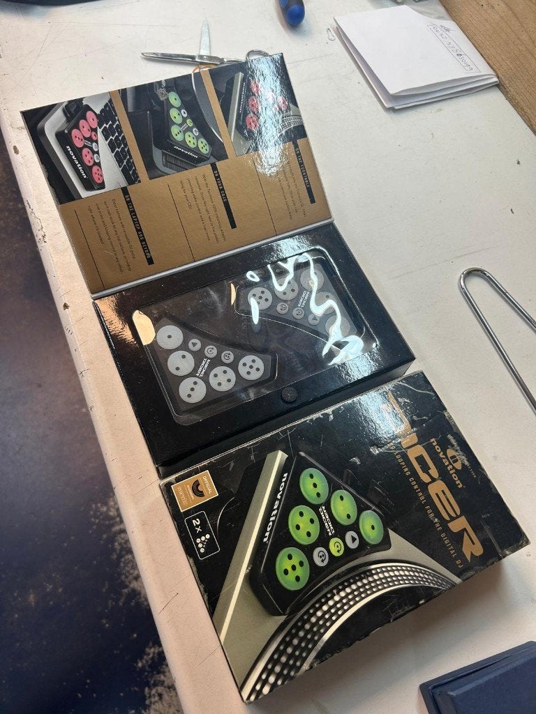 Novation Dicers Sale, nog 2 sets beschikbaar!, Overige merken, Info@green-vinyl.com, Ophalen of Verzenden, Platenspeler-onderdeel