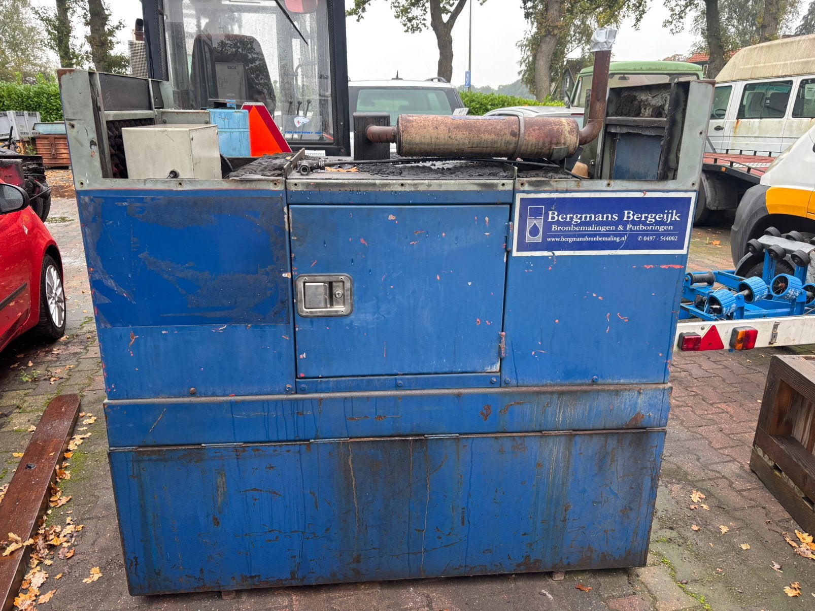Lombardini aggregaat set, Verzenden, Zo goed als nieuw, Minder dan 5 kVA, Benzine