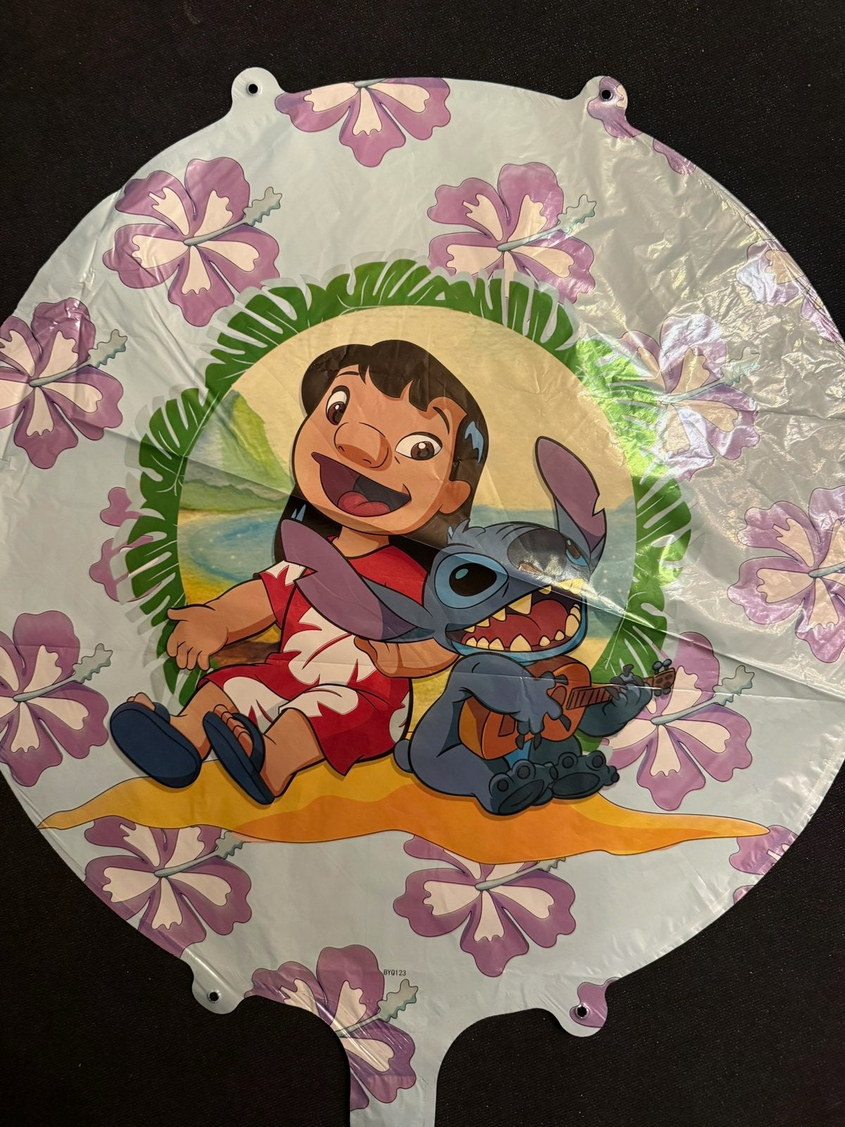 Lilo en Stitch folie ballon rond 45cm, Hobby en Vrije tijd, Ophalen of Verzenden, Nieuw, Versiering, Verjaardag
