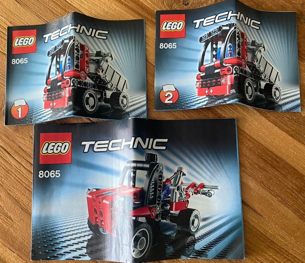 LEGO - 8065 - Technic Mini Container Truck, Compleet, Gebruikt, Lego, Ophalen of Verzenden