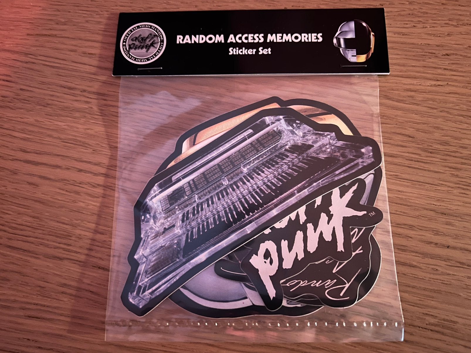 Daft punk ram sticker set nieuw official merchandise, Ophalen of Verzenden, Nieuw